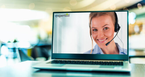 Videoberatung mit expertbill